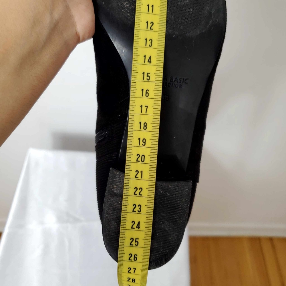 Size 39 Zara Black Over-the-Knee Boots - Picture 12 of 15